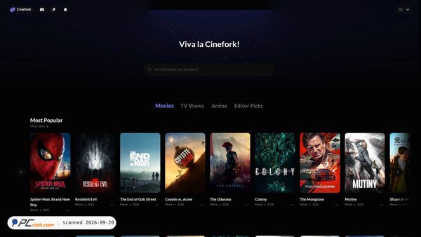 Captura de cinefork.net