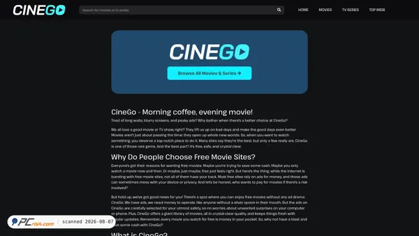 cinego.co screenshot