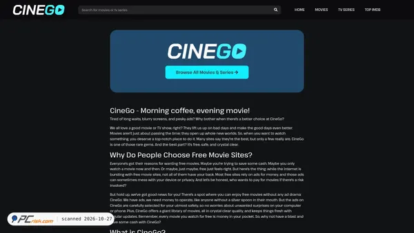 cinego.co screenshot