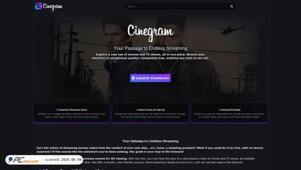 cinegram.tv screenshot