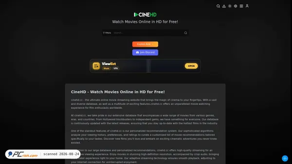 cinehd.vc screenshot