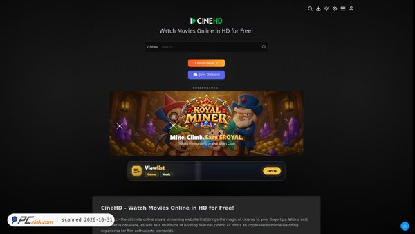cinehd.vc Screenshot
