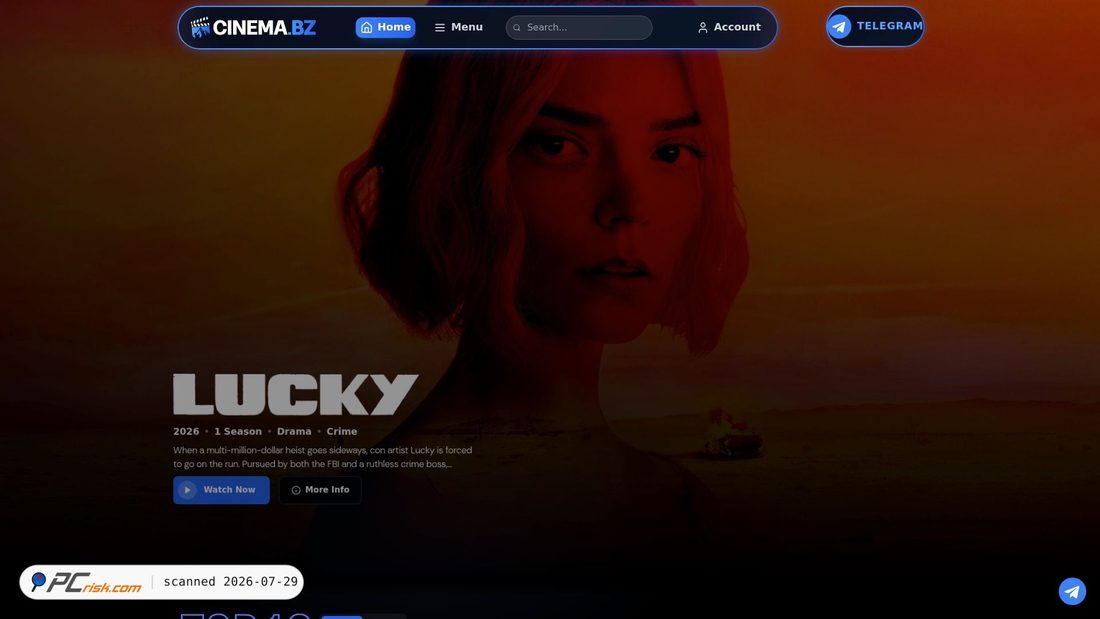 Captura de pantalla de cinema.bz