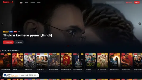 cinephile.live screenshot