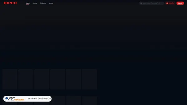 cinephile.live screenshot