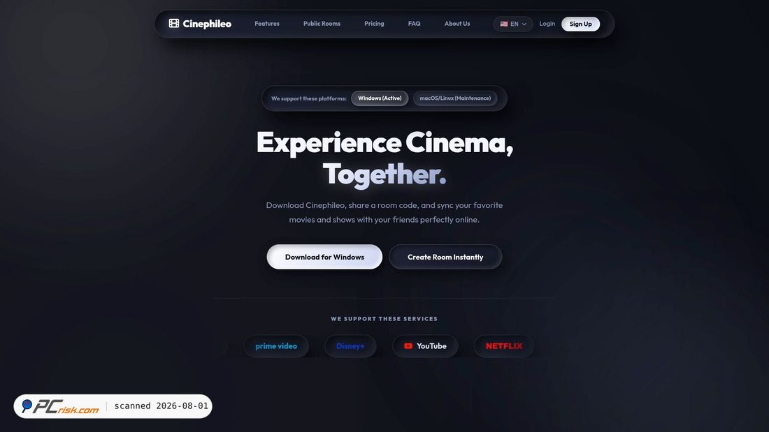 Screenshot von cinephileo.com