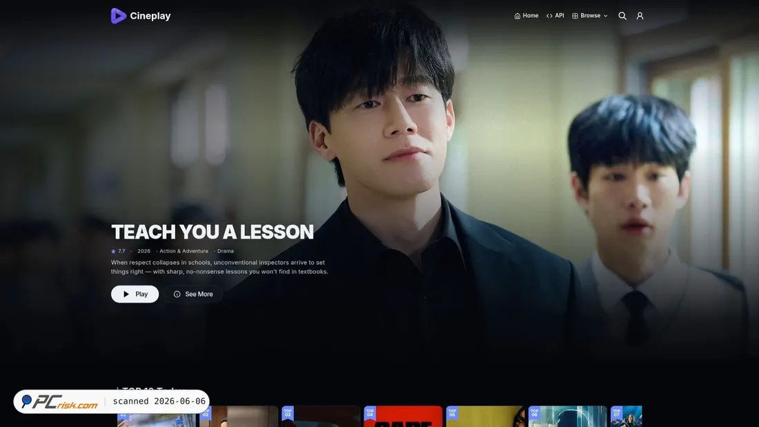 Screenshot of cineplay.to