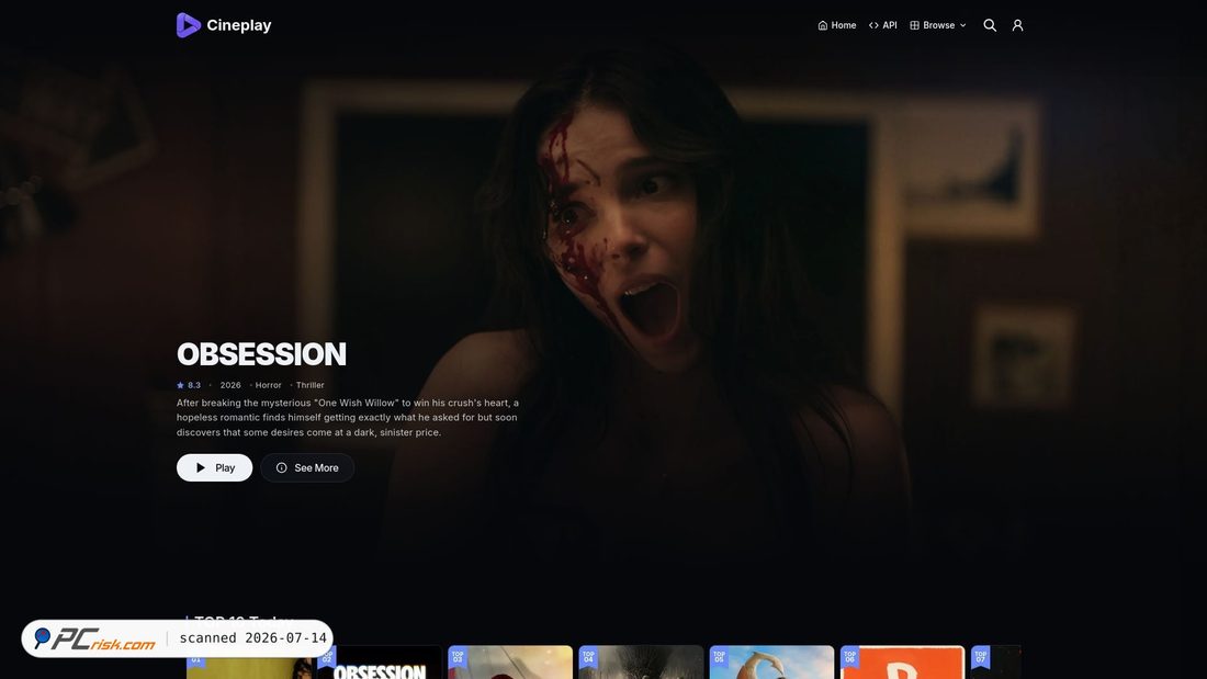 Screenshot of cineplay.to