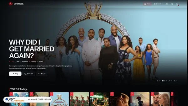 cinereel.site Screenshot