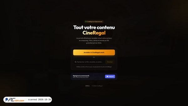 cineregal.live Screenshot
