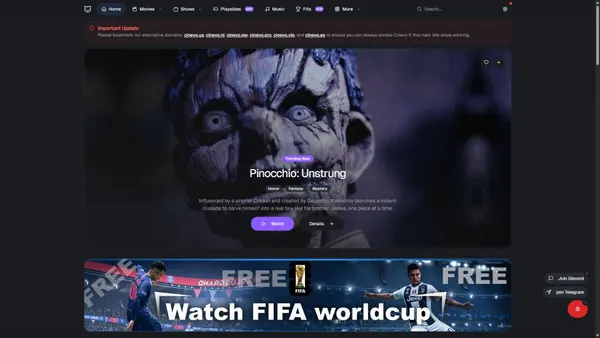 Captura de cinevo.nl