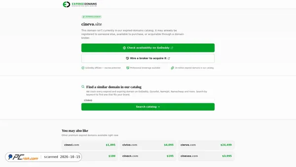 Captura de ecrã de cinevo.site