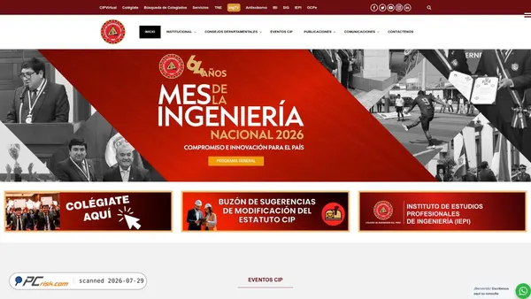 cip.org.pe screenshot