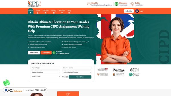 cipdassignmenthelp.uk.com screenshot