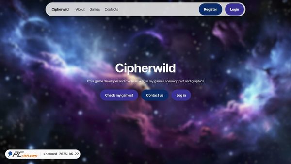 cipherwild.com screenshot