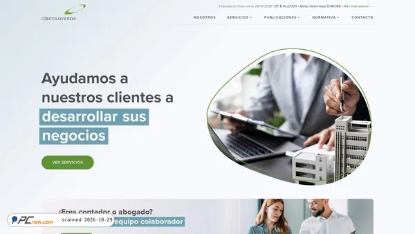 Screenshot di circuloverde.cl