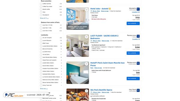 cityinnparis.hostel.town screenshot