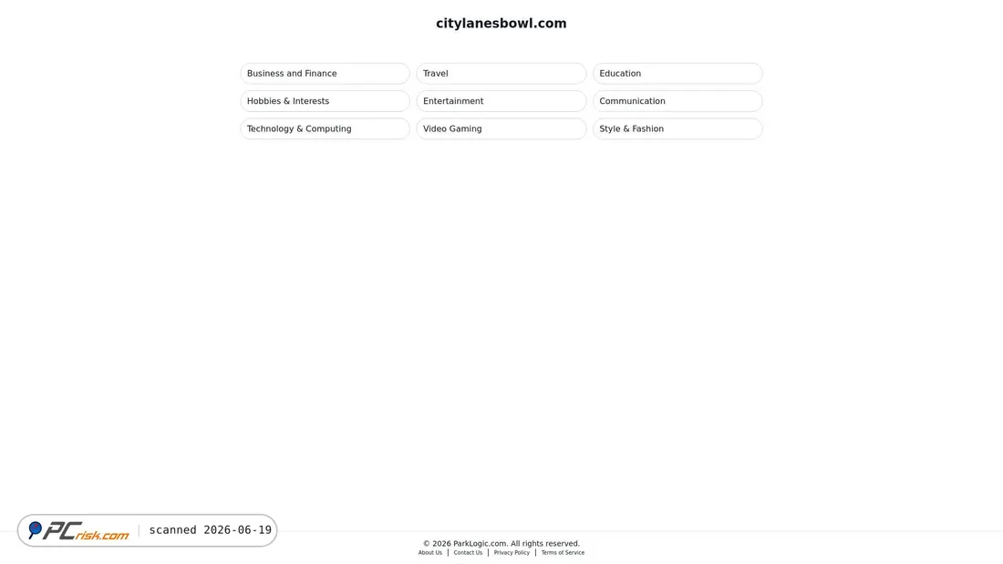 Screenshot di citylanesbowl.com
