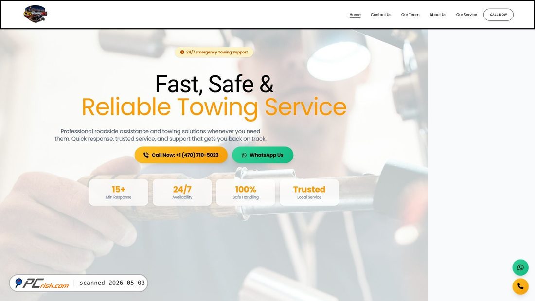 Captura de pantalla de citytowingatl.com