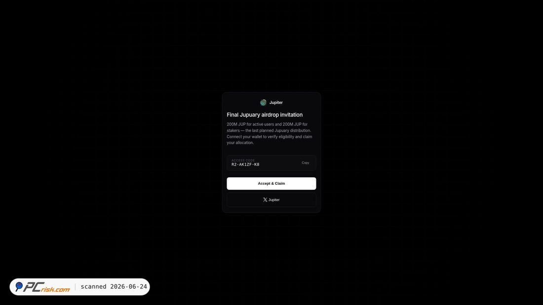 Screenshot of claim-jupuary.vercel.app