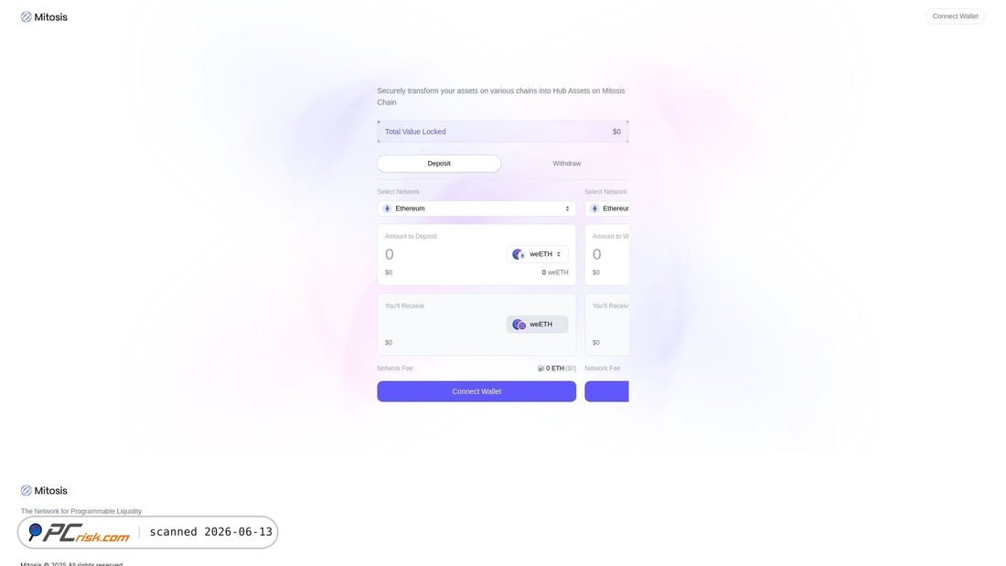 Screenshot of claim-mitosis.org