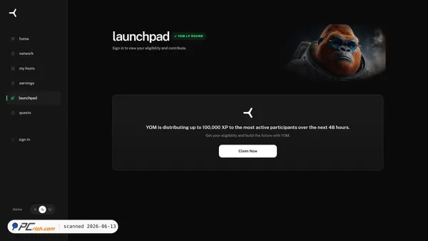 claim-yom.com screenshot