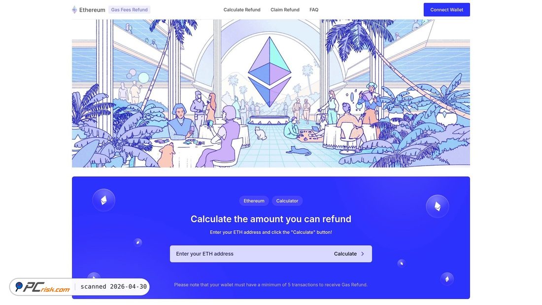 Screenshot of claim.ethgas.sbs