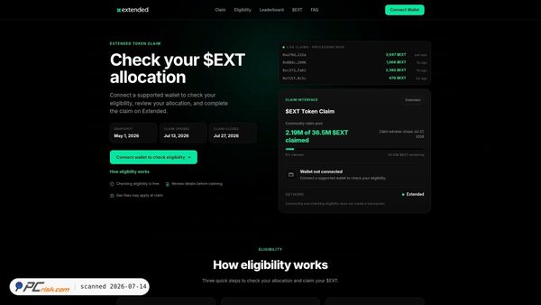claimext.com screenshot