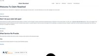 claimresolved.com screenshot