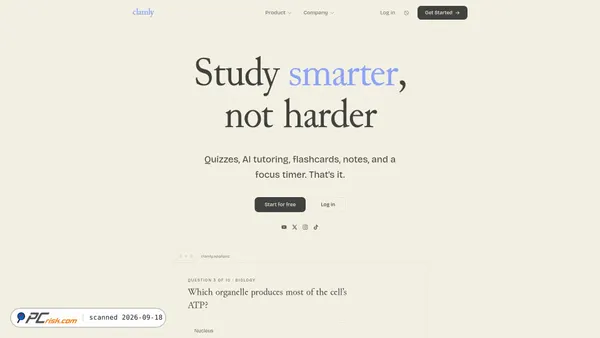 clamly.app screenshot