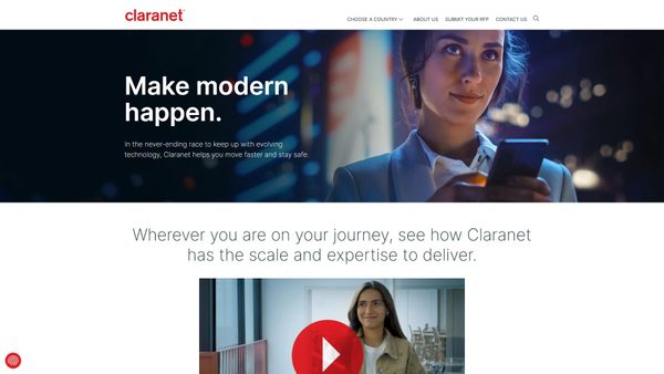 clara.net screenshot