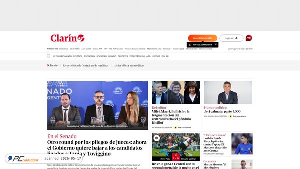 clarin.com screenshot