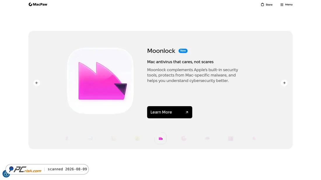 Screenshot of cleanmymac.macpaw.com