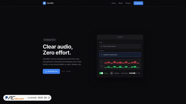 clearmic.net screenshot