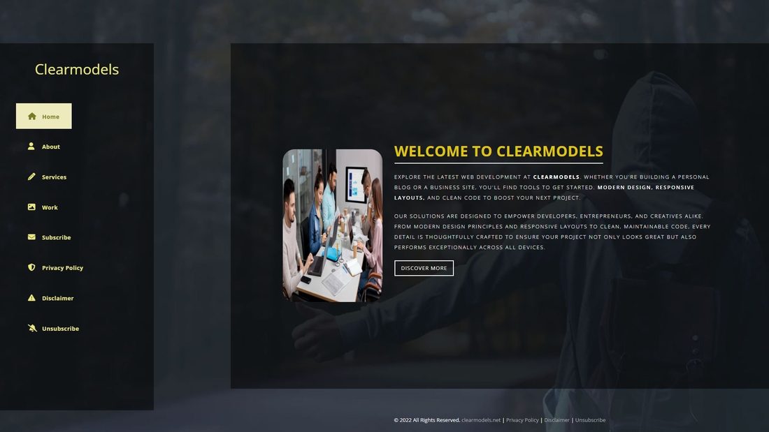 Captura de pantalla de clearmodels.net