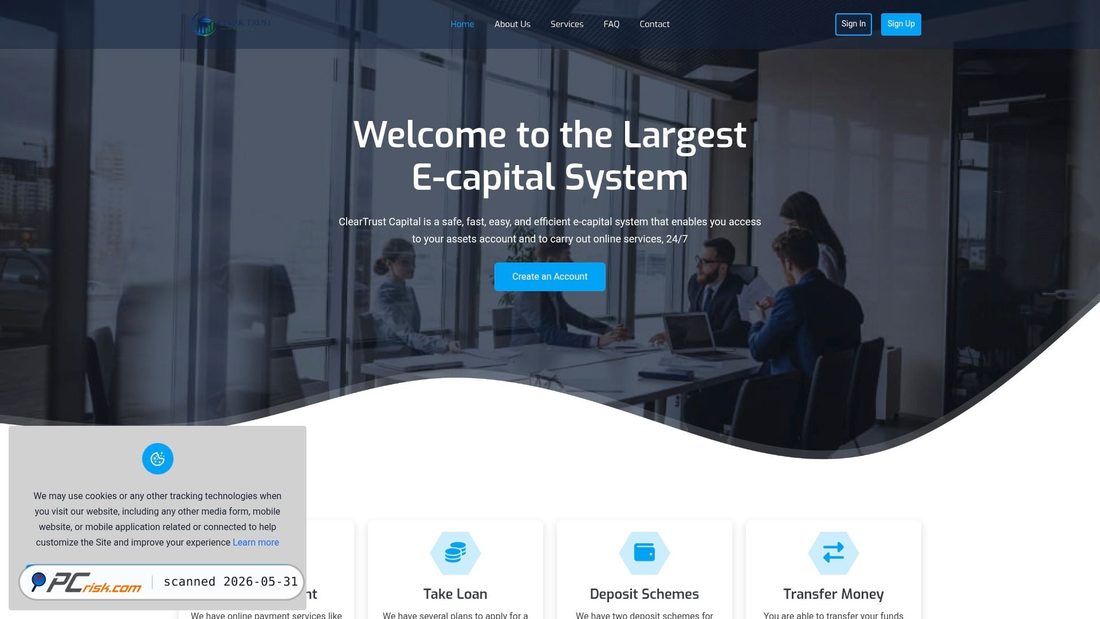 Screenshot of cleartrustf.com