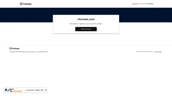 Screenshot di clicnews.com