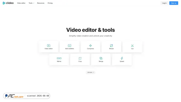 clideo.com screenshot