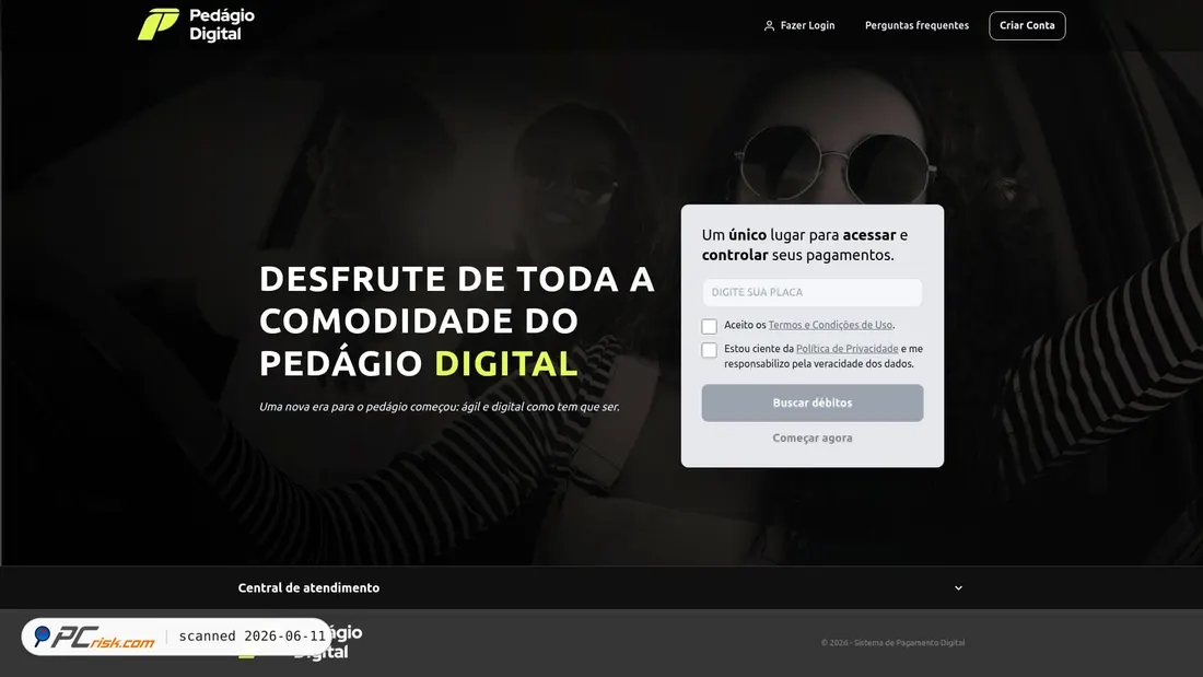 Screenshot di cliente.oficialrodovia.com
