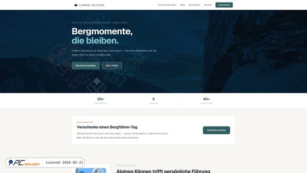 climbing-solutions.com screenshot
