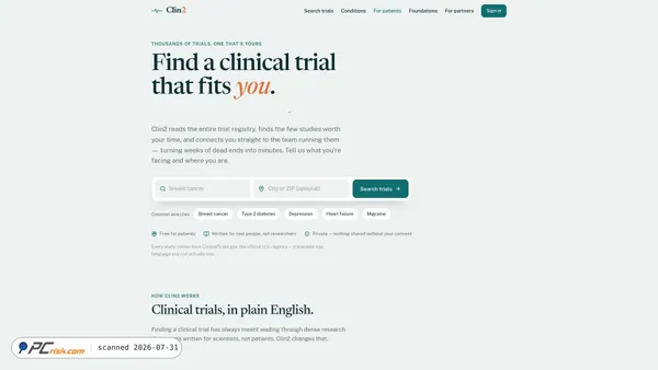 clin2.com screenshot