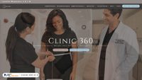 Captura de ecrã de clinic360.com