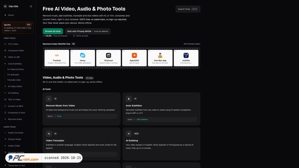 cliputils.com screenshot