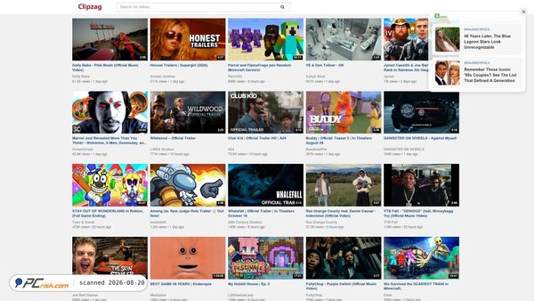 clipzag.com Screenshot