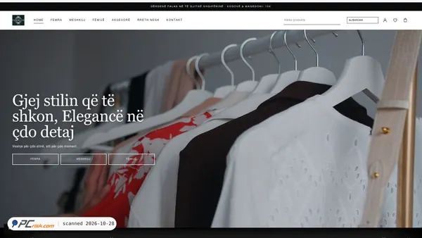 clothingstaralb.com screenshot