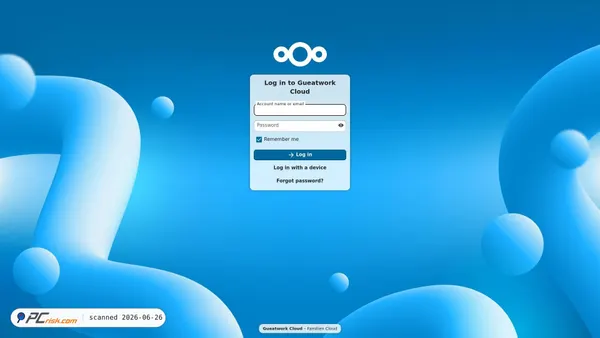 cloud.gueatwork.com screenshot
