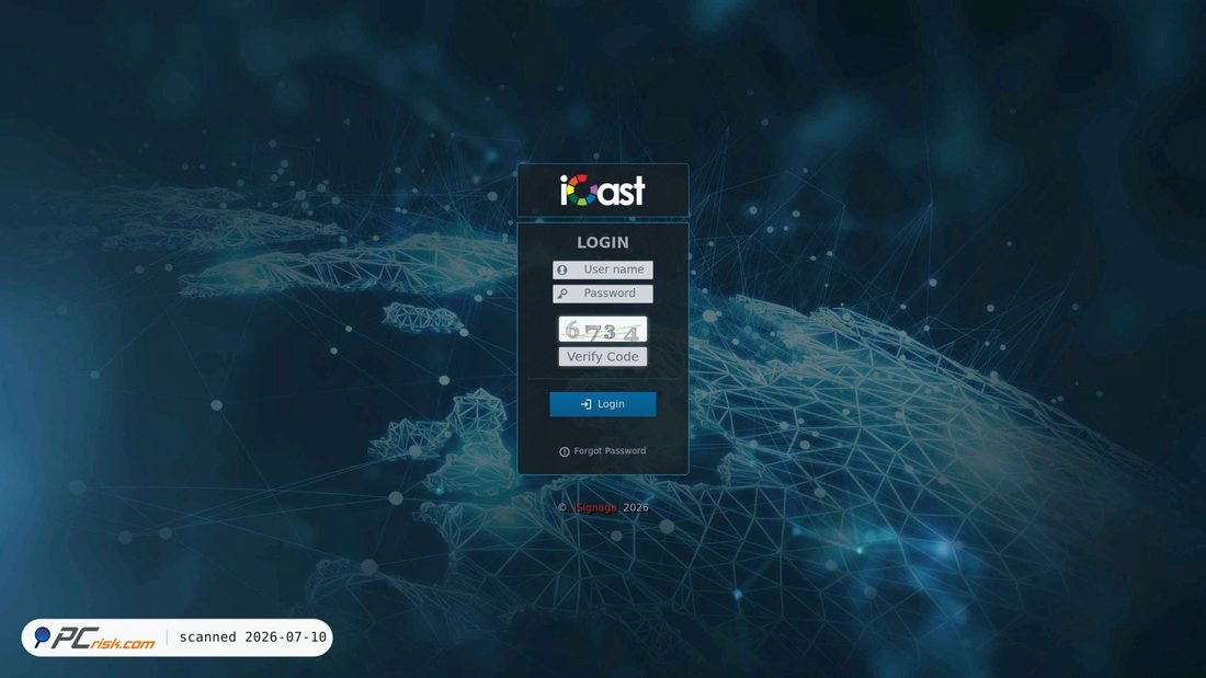 Screenshot of cloud.icast.com.hk