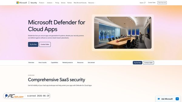 cloudappsecurity.com screenshot