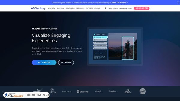 cloudinary.com screenshot