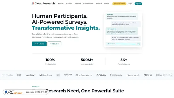 cloudresearch.com screenshot